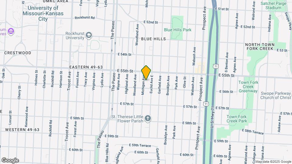 5529 Michigan Ave Map and Location Details