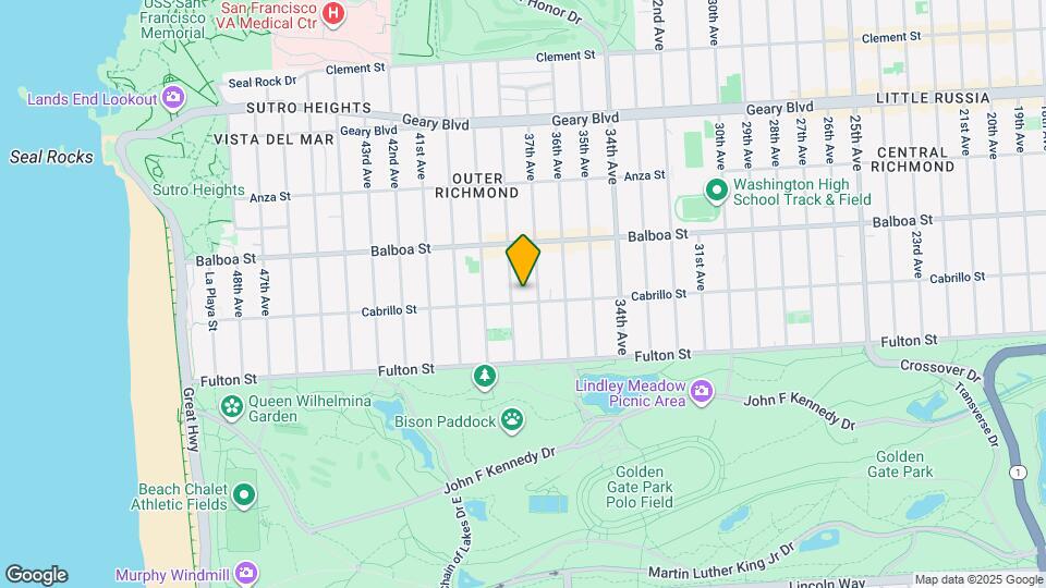 3630-3632-3632 Cabrillo St Map and Location Details
