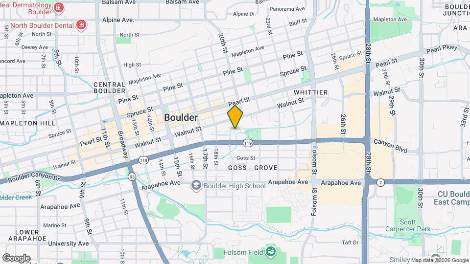 1836 19th St Map and Location Details