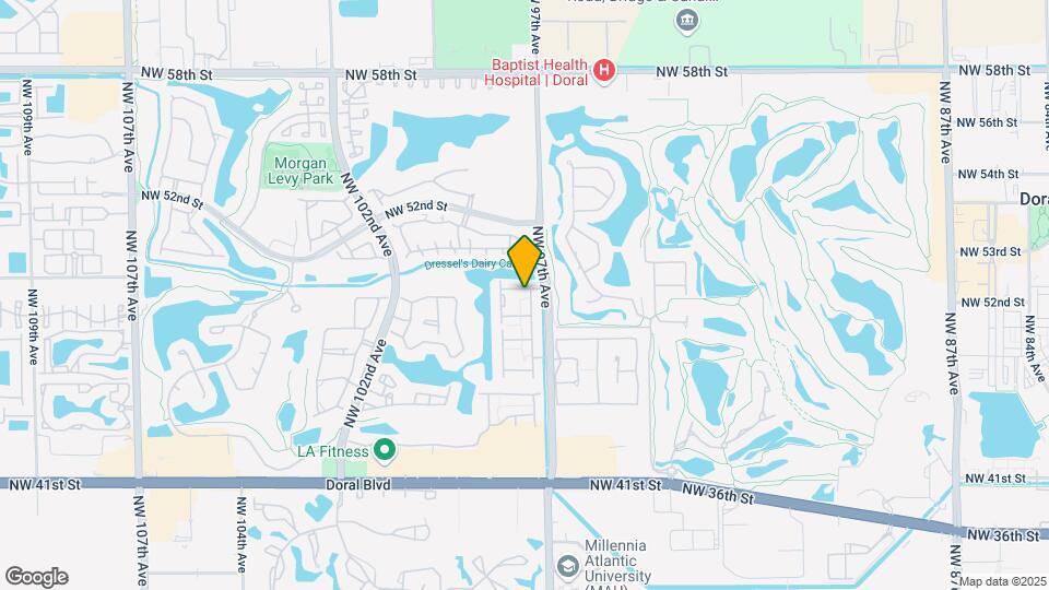 9750 NW 49th Terrace Map and Location Details
