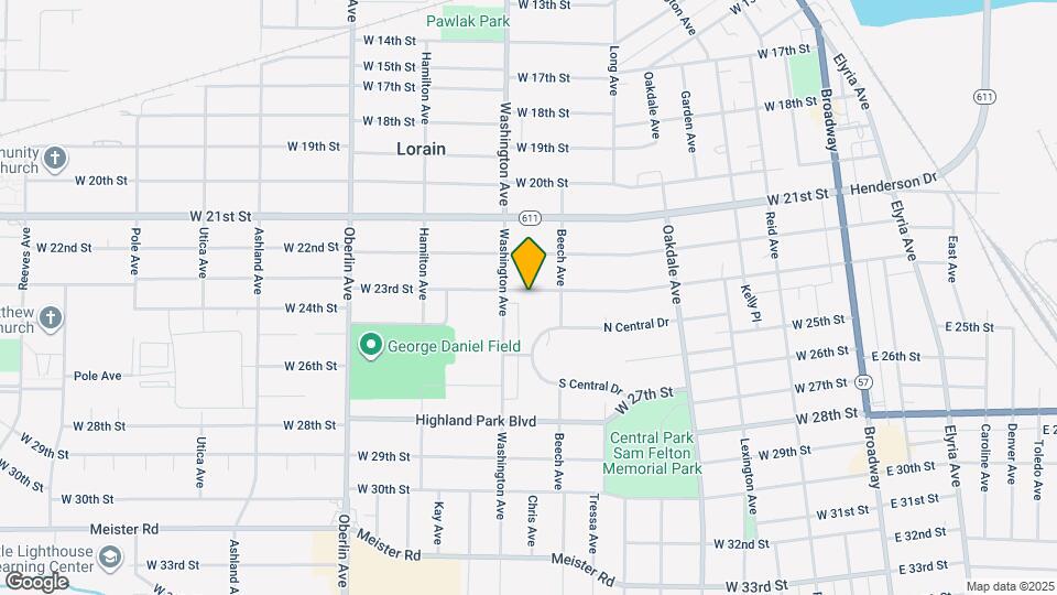 925 W 23rd St Map and Location Details