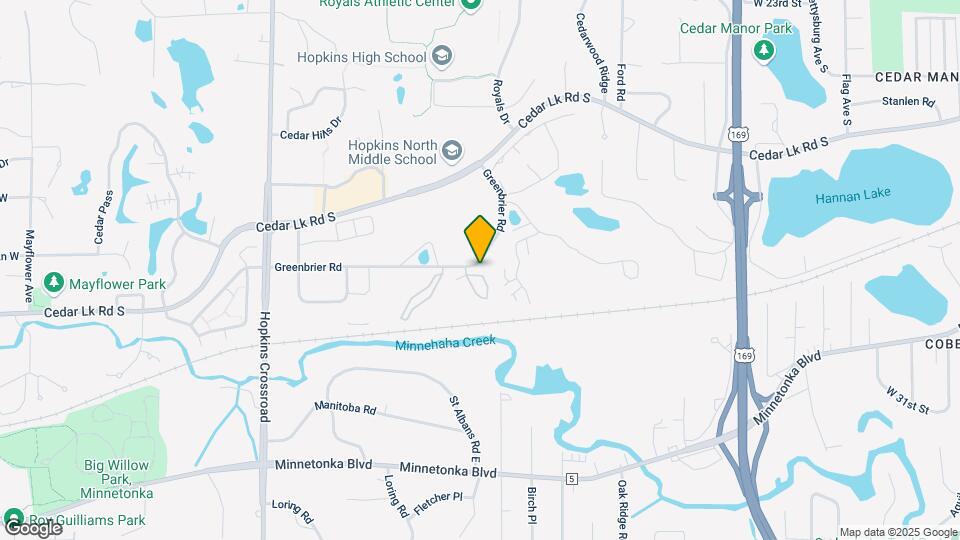 10451 Greenbrier Rd Map and Location Details