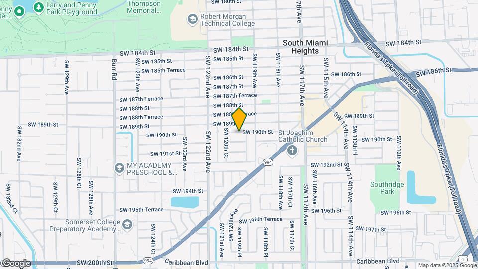11970 SW 190th St Map and Location Details
