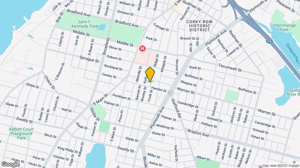 581 Ridge St Map and Location Details