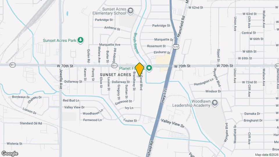 7036 W Canal Blvd Map and Location Details