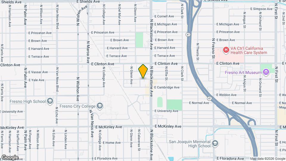 1608 E Yale Ave Mapa y Detalles de la Ubicación