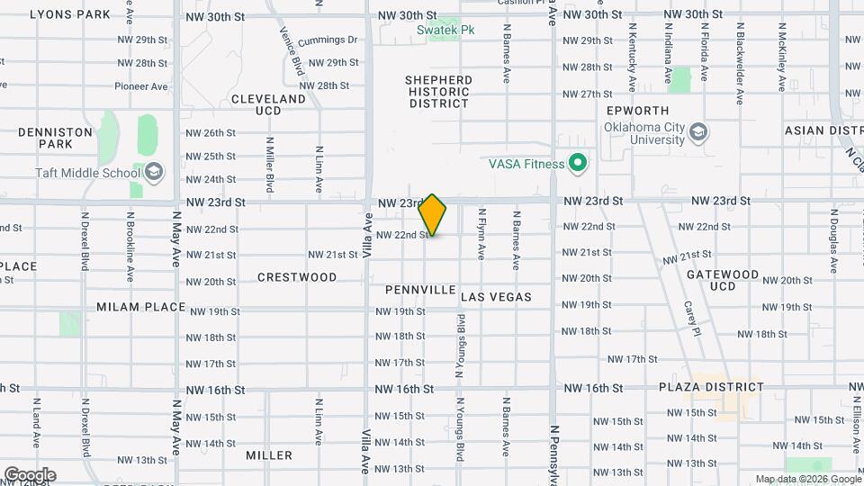 2326 NW 22nd St Map and Location Details