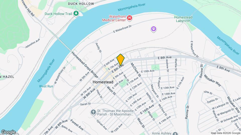 300-302 E Eighth Ave Map and Location Details