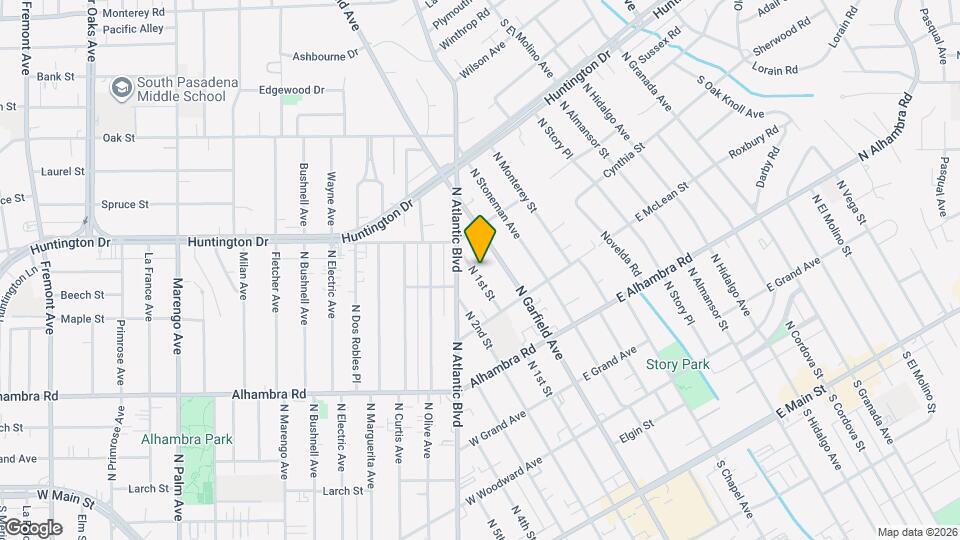 904 N 1st St Mapa y Detalles de la Ubicación