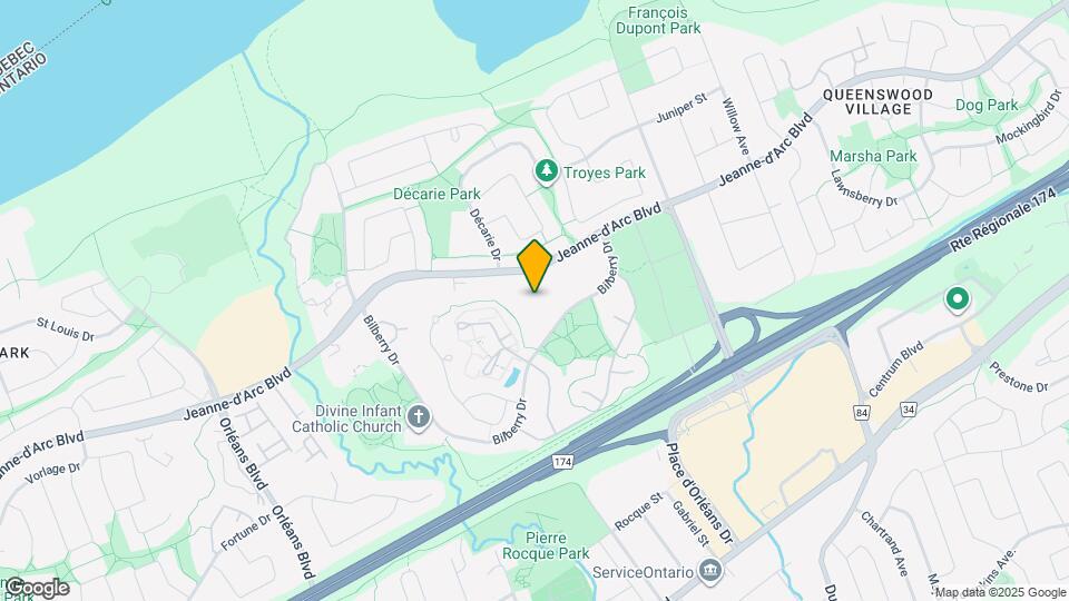 7824 Jeanne D'Arc Blvd N Map and Location Details