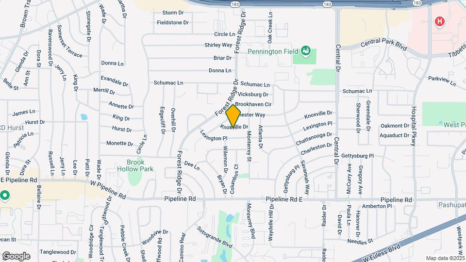 1620 Knoxville Dr Map and Location Details