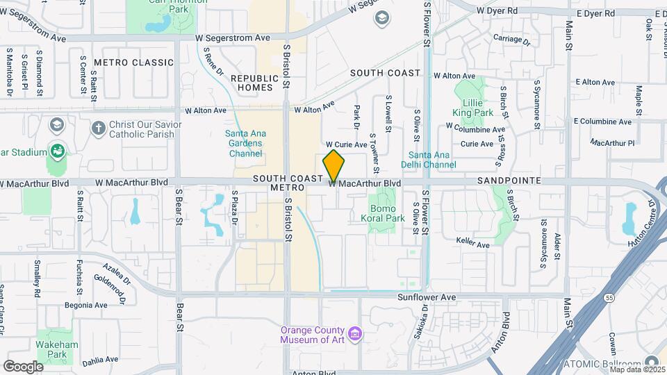 1040 W MacArthur Blvd Map and Location Details