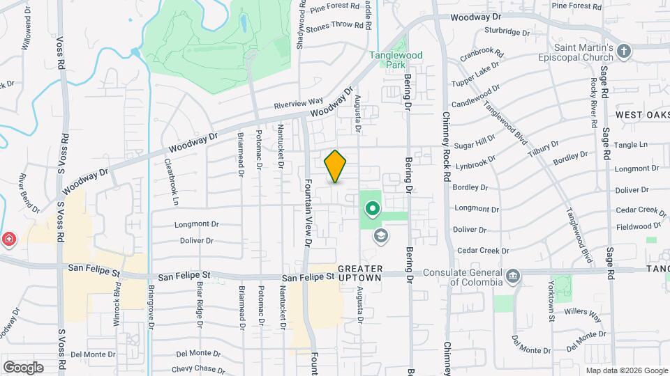 5822 Valley Forge Dr Map and Location Details