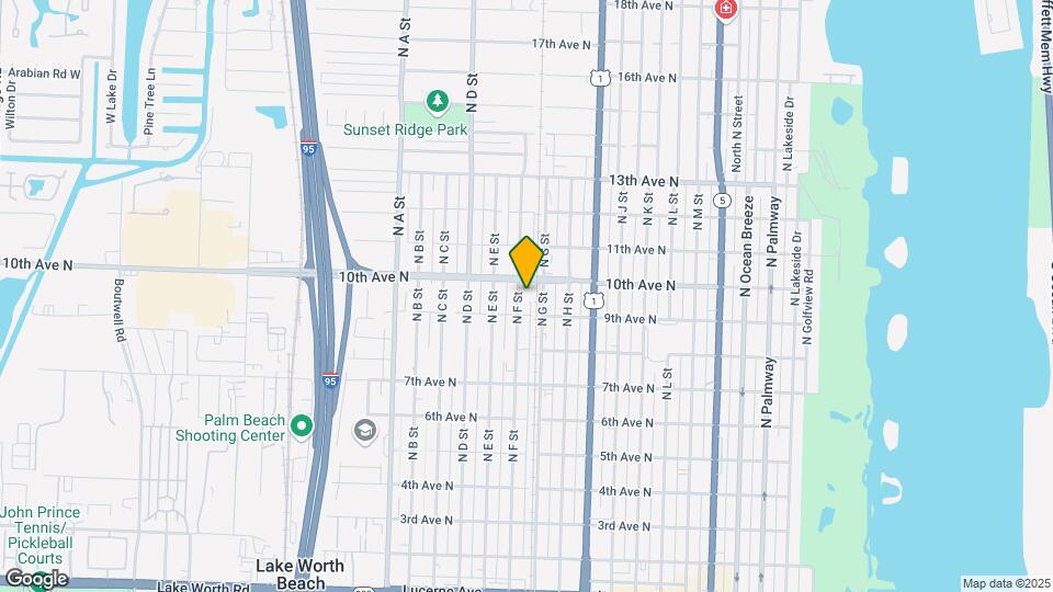 914 N F St Mapa y Detalles de la Ubicación