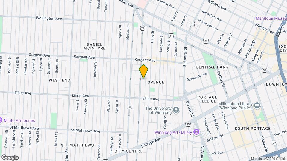 533 Sherbrook St Map and Location Details