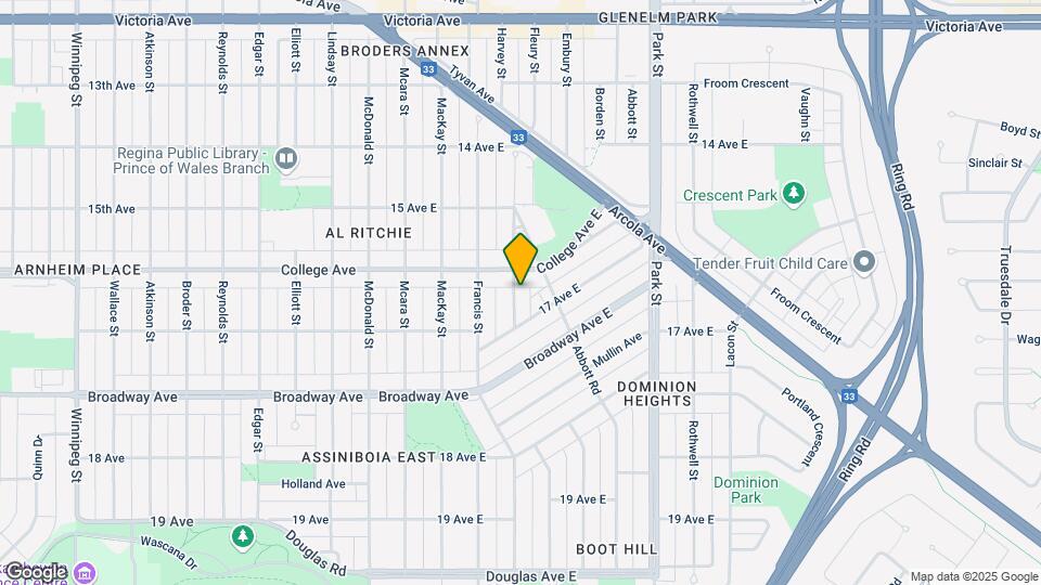 2425 Harvey St Map and Location Details