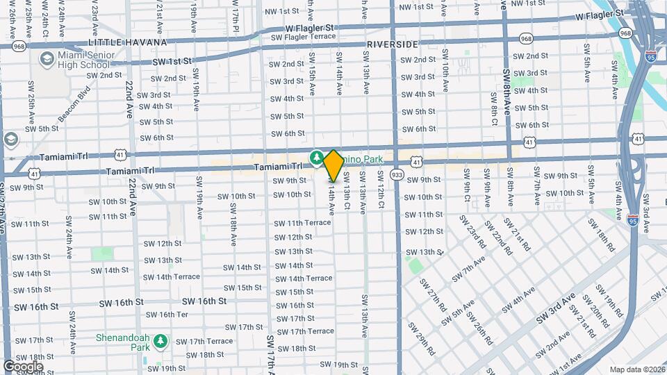 995 SW 14th Ave Map and Location Details