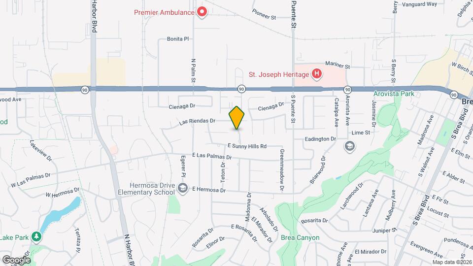 3713 Rosehedge Dr, Unit One Bedroom Apartment Mapa y Detalles de la Ubicación