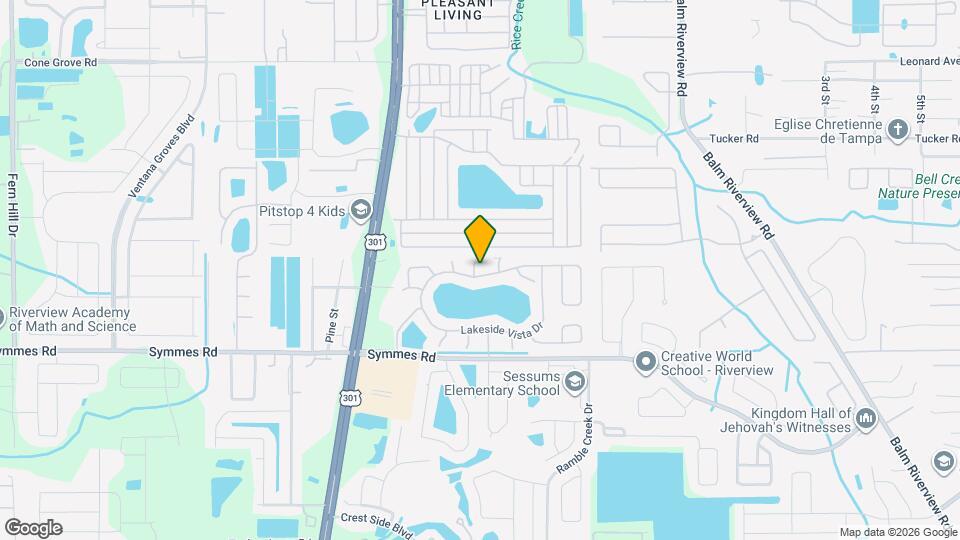 10523 Lakeside Vista Dr Map and Location Details