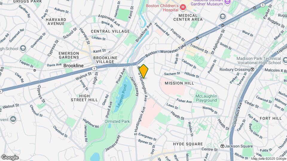 62 S Huntington Ave Map and Location Details