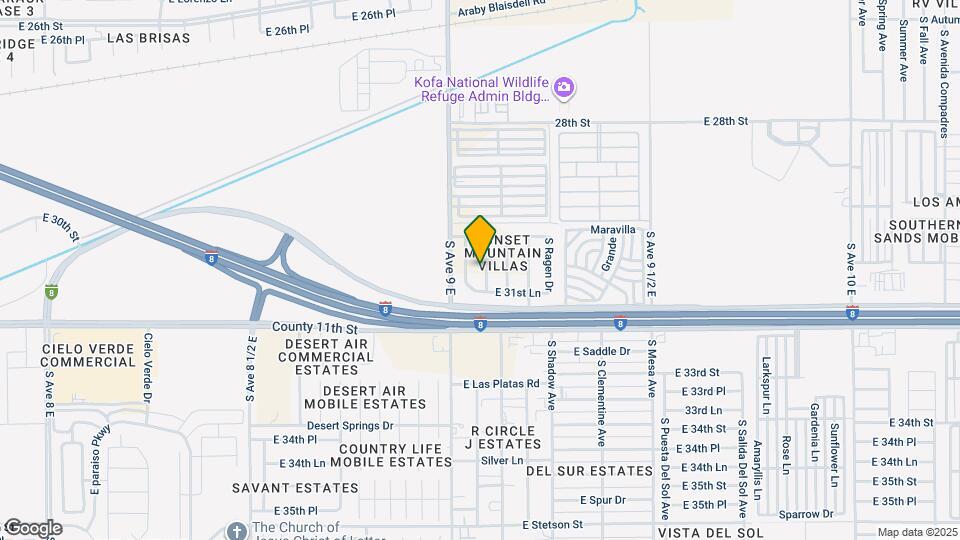 3112 S Melanie Dr Map and Location Details