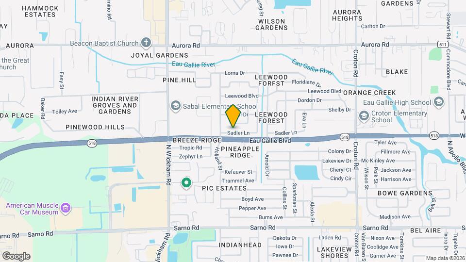 2644 Sadler Ln Mapa y Detalles de la Ubicación