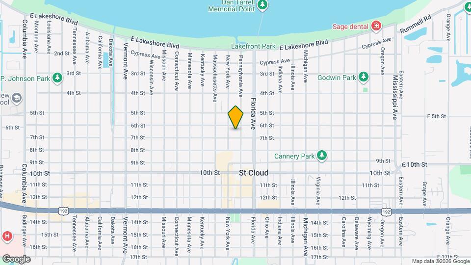 614 Pennsylvania Ave Map and Location Details