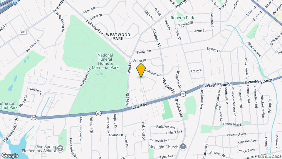 7352 Lee Hwy Map and Location Details