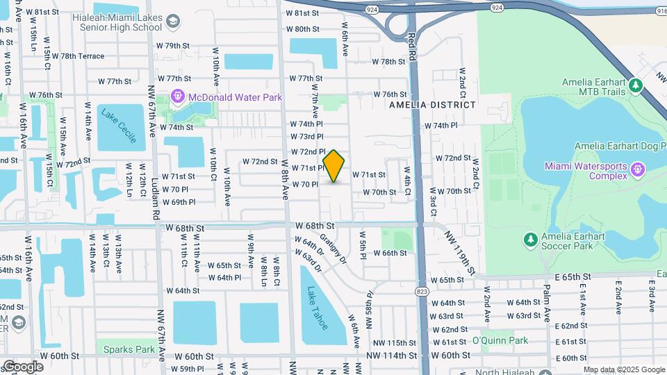 660 W 70 Pl Map and Location Details