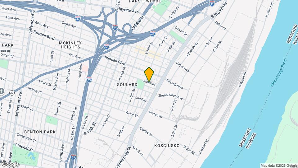 816 Ann Ave Map and Location Details