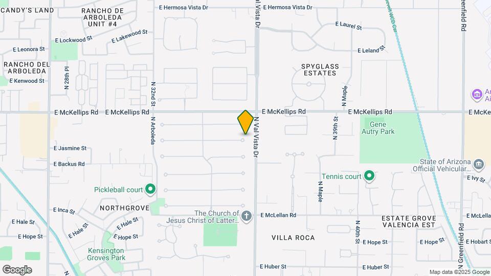 3552 E Jaeger Cir Map and Location Details