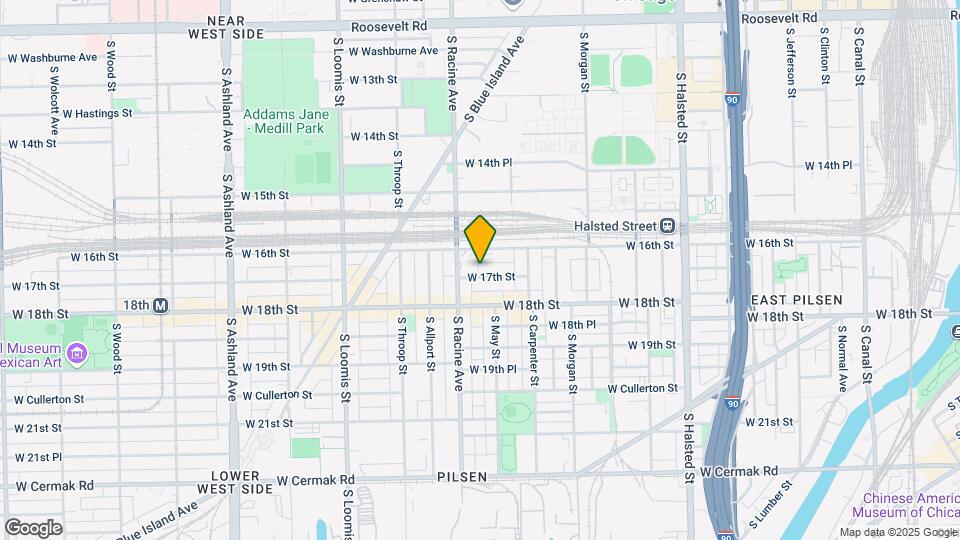 1154 W 17th St, Unit 1 Map and Location Details