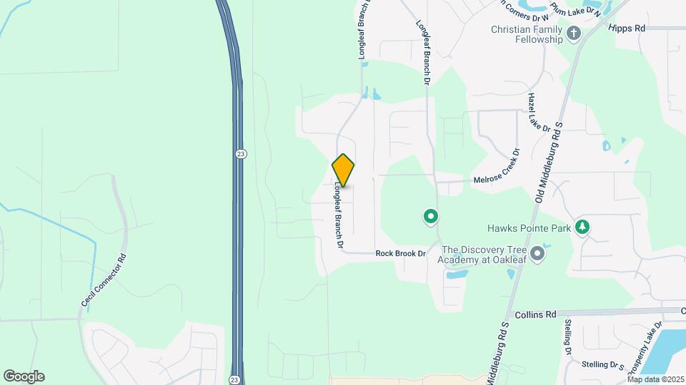 6422 Longleaf Branch Dr Map and Location Details