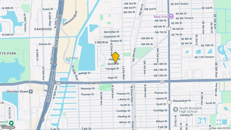 2240 Simms St Map and Location Details