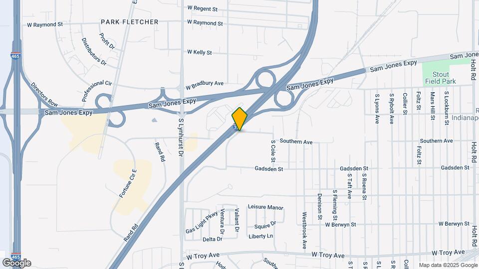 4927 W Southern Ave Map and Location Details