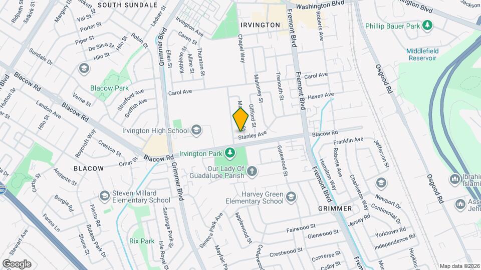 41861 Maywood St Map and Location Details