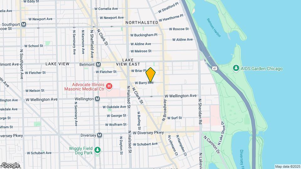 647 W Barry Ave, Unit 304 Mapa y Detalles de la Ubicación