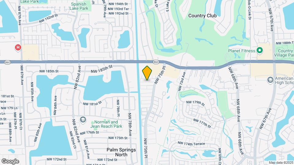 7683 NW 182nd Ln Map and Location Details