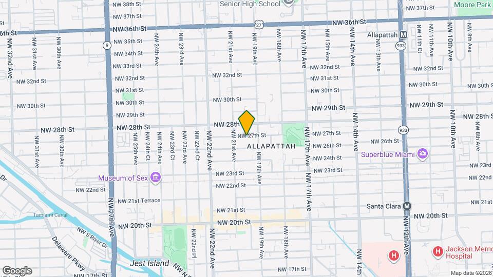 2000 NW 27th St Map and Location Details