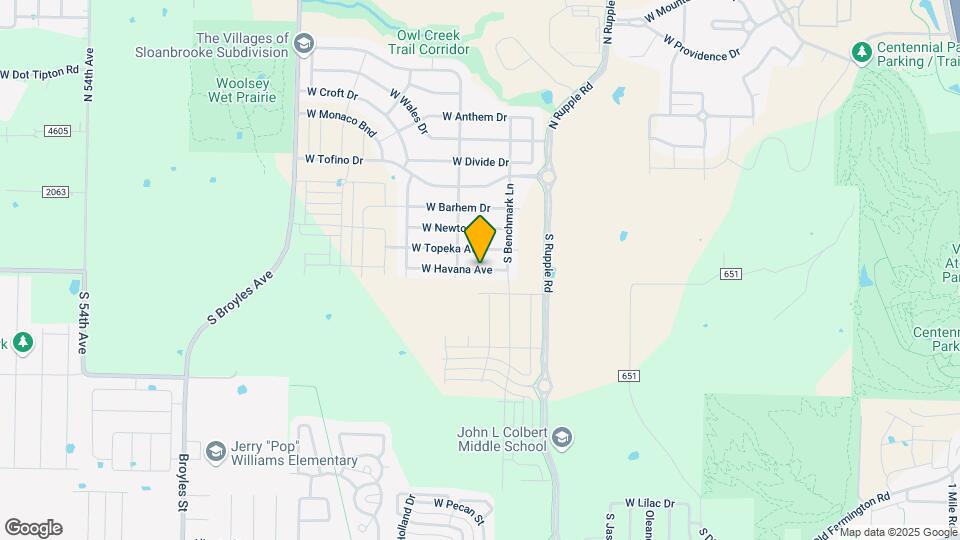 4401 W Havana Ave, Unit 4120 Map and Location Details
