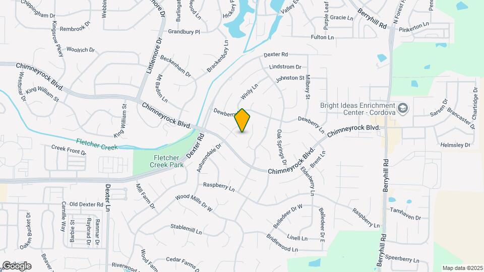 8818 Lybrook Cove E Mapa y Detalles de la Ubicación