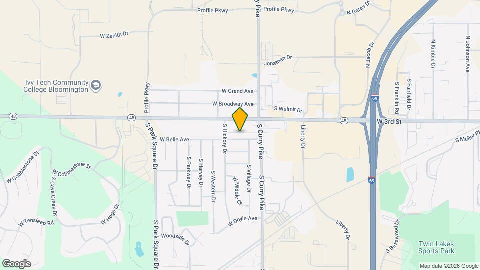 4126 W Belle Ave Map and Location Details