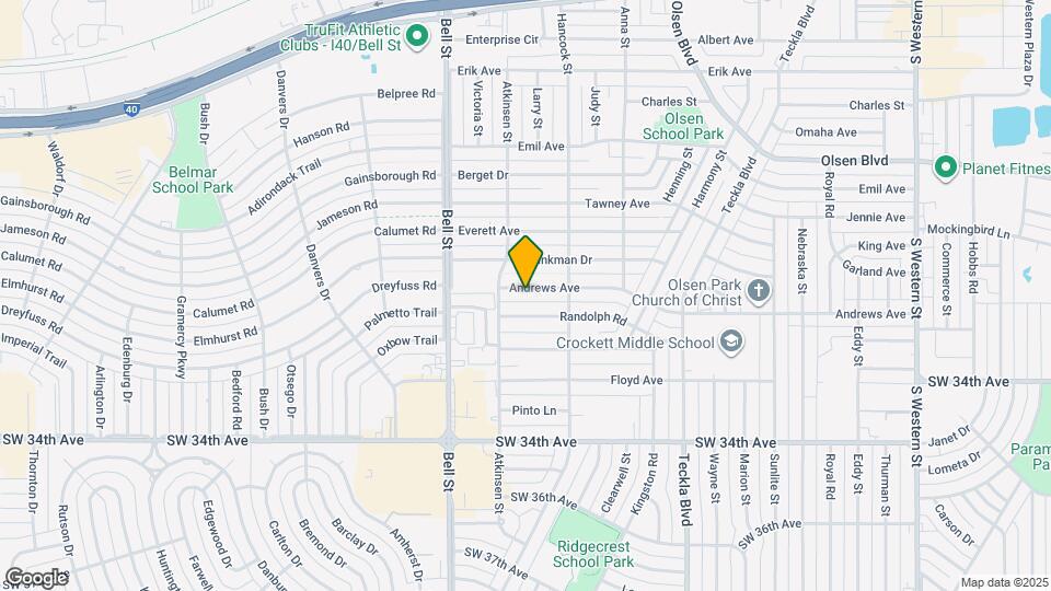 5513 Andrews Ave Map and Location Details