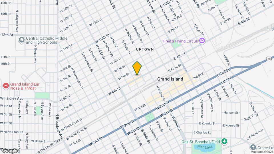 516 W 4th St Map and Location Details