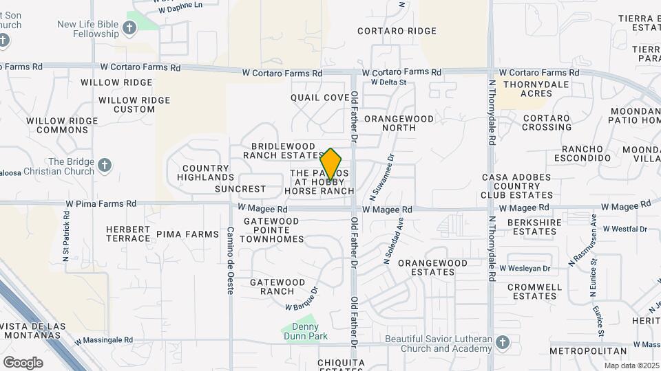 8071 N Hobby Horse Ct Map and Location Details