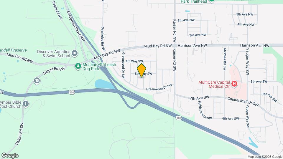 601 Birchwood Dr SW Map and Location Details