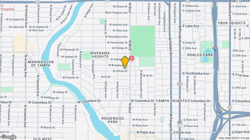 705 W Alfred St Map and Location Details