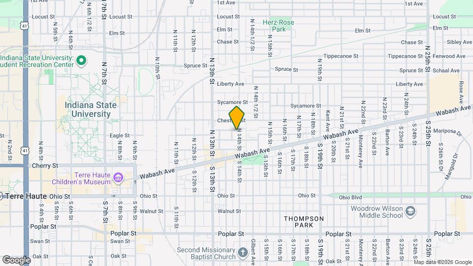 114 N 14th St Map and Location Details