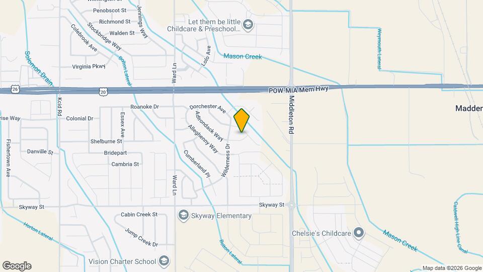 19760 Adirondack Way Map and Location Details