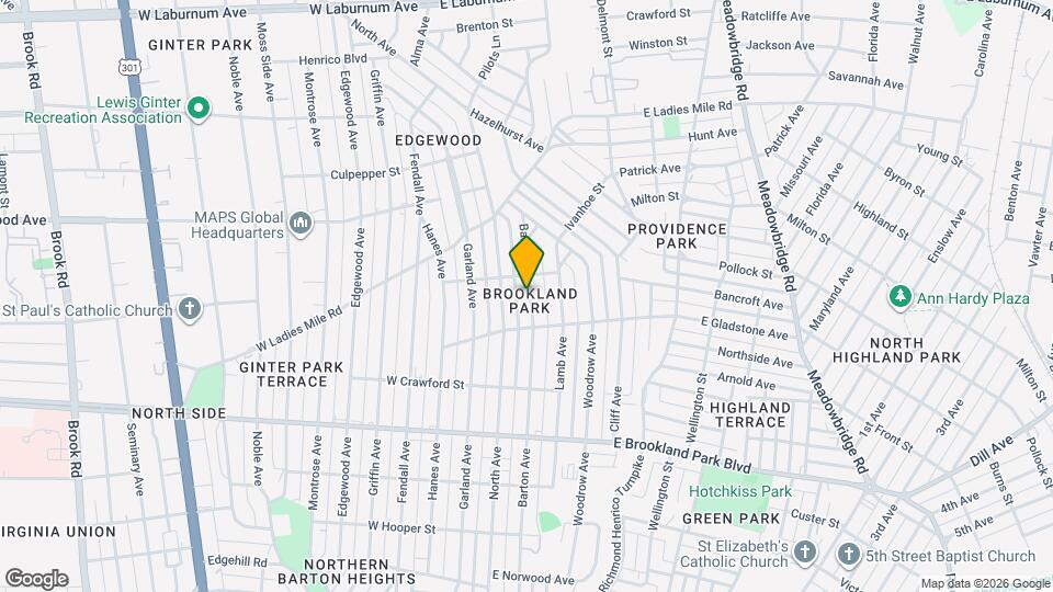 3212 Barton Ave Map and Location Details